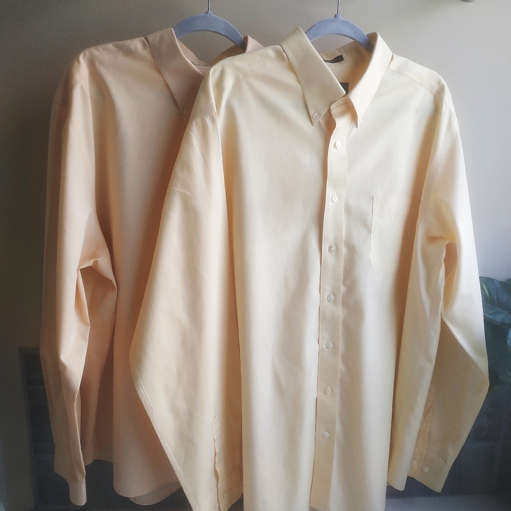 Bundle of 2 Eddie Bauer dress shirts